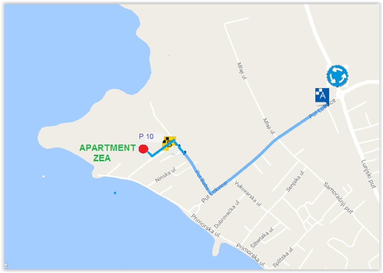 Apartment Zea Novalja Luaran gambar